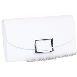 Lois - Sac à Main Femme Bandoulière Pochette Vintage en Cuir Synthétique Réglable, Blanc : Lois