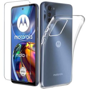 COQUE - BUMPER Coque pour Motorola Moto E13 + Verre trempé - Etui
