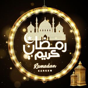 DÉCORATION LUMINEUSE Lumières De Fenêtre De Ramadan, 2024 Decoration Ra