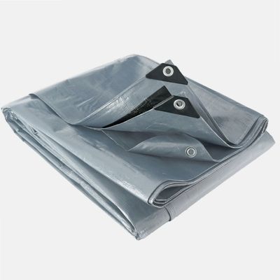 Bâche Verte 240 G/m² 2x8 M - Imperméable, UV, œillets Tous Les 50 Cm
