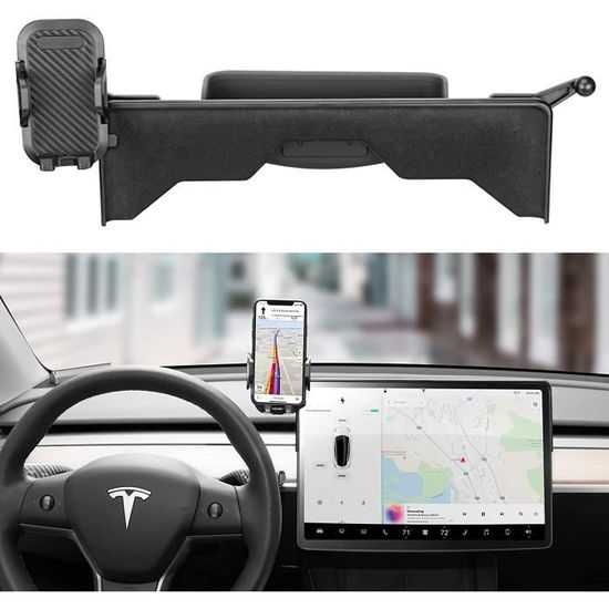 Support Téléphone Pour Tesla Model Y Model 3 Model S Model X & Ecrans Type  Tablette - Aimants Magnetique - Support Repliable–[S161] - Cdiscount  Téléphonie