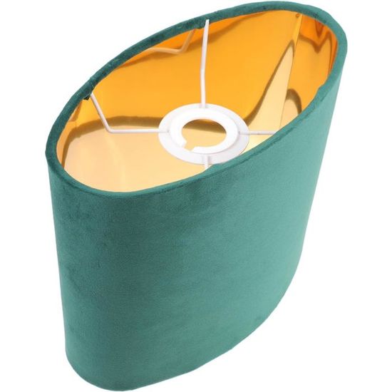 Abat-jour Ovale Ostaria - Gris Clair, Base 31 Cm, Culot E27 Avec Réducteur, Neuf