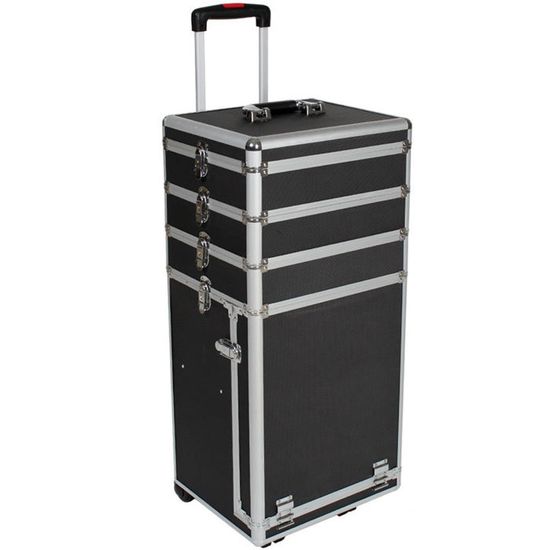 Valise De Maquillage à Roulettes – Meuble Coiffeur Styliste Avec Tiroirs