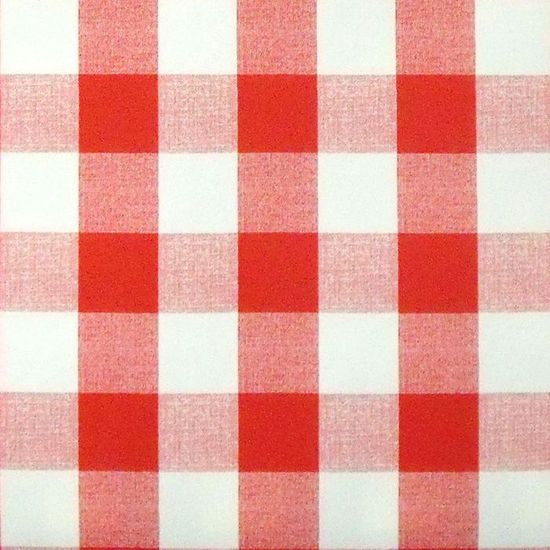 ANRO Nappe En Tissu Lavable - En Coton Et Polyester - Rouge Vichy