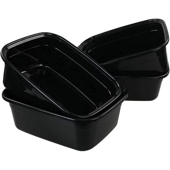 Pot de Fleurs Rectangulaire en Plastique avec Plateau Jardinieres Exterieur Intérieur Balcon