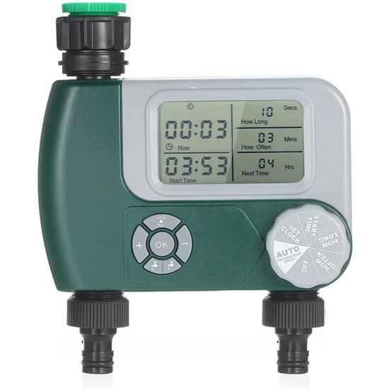 Système D'arrosage Intelligence électronique Valve D'affichage LCD Dispositif De Contrôle D'arrosage Contrôleur D'irrigation Automatique Minuterie
