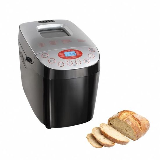 DOMOCLIP Machine à pain - DOP173 - 3 cuissons -  Noir