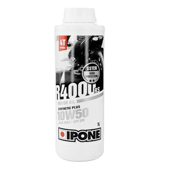 IPONE HUILE IPONE 4T R4000 RS SEMI-SYNTHESE 10W50 (BIDON 1 LITRE)