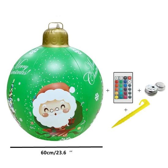 Joyeux arbre de noël arc père noël traîneau gonflable