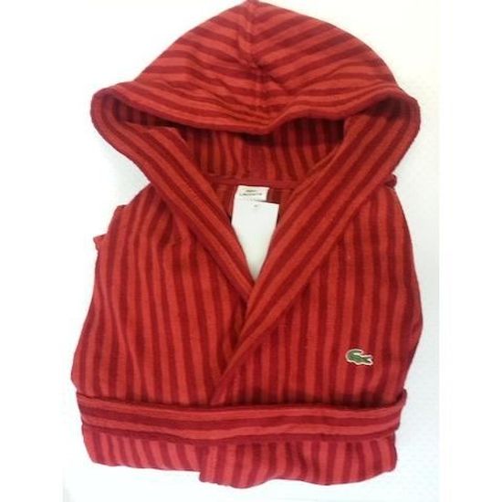 peignoir lacoste homme