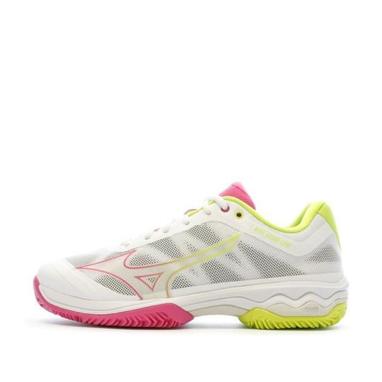 Chaussures de Padel Femme Mizuno Wave Exceed Light Blanc Synthetique