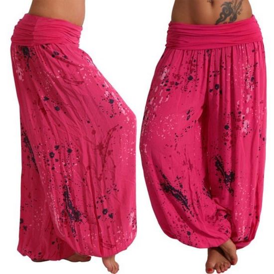Jean Barrel Femme – Taille Haute – Jambe Large – Imprimé Floral Vintage – Style Y2K Décontracté