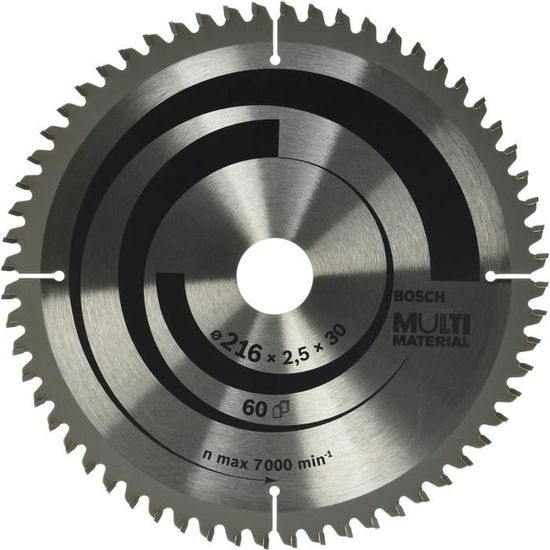 AIERQ Lame De Scie Circulaire 60 Dents Lames De Scie 165mm Lame De Scie Circulaire Tct Argentee Pour Cuivre Fer Aluminium Plastique Coupe De Bois 87884127