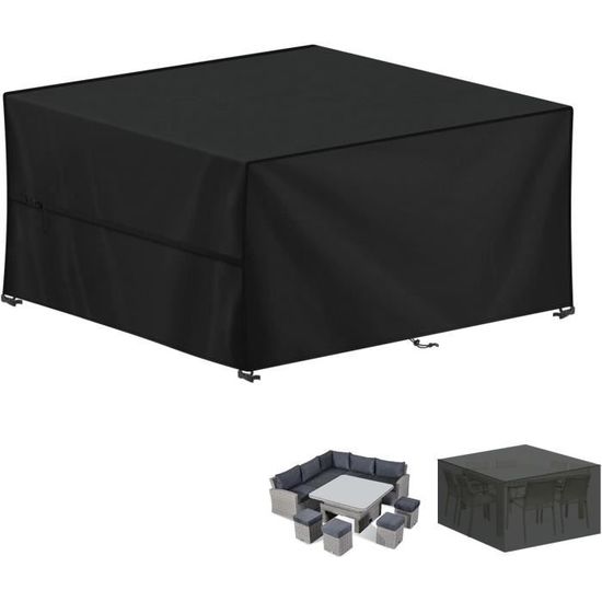 Housse Salon De Jardin 150x120x90cm/LxWxH Imperméable Anti-UV