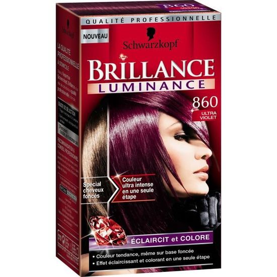 SCHWARZKOPF Coloration Permanente Brillance Luminance - Ultra Violet