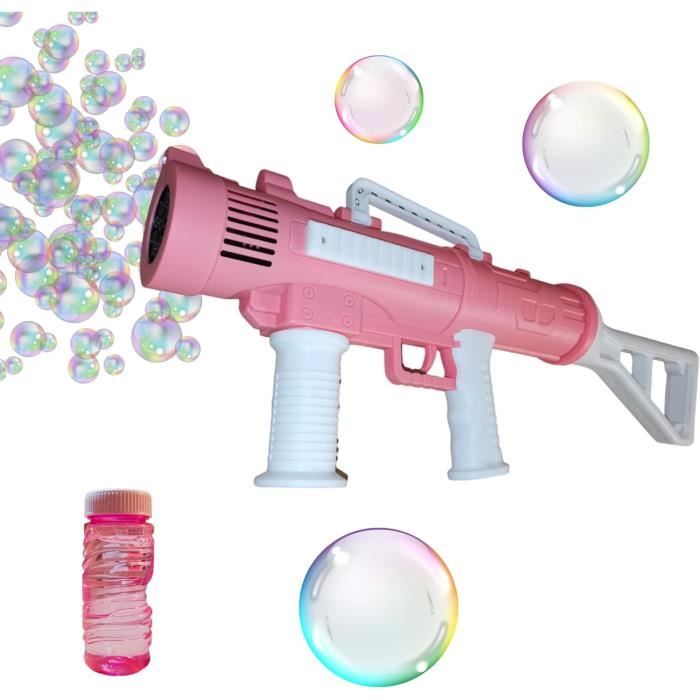 Pistolet à Bulle pour Petit et Grand - Machine à Bulle Automatique - Souffleur à Bulle Jusqu'à