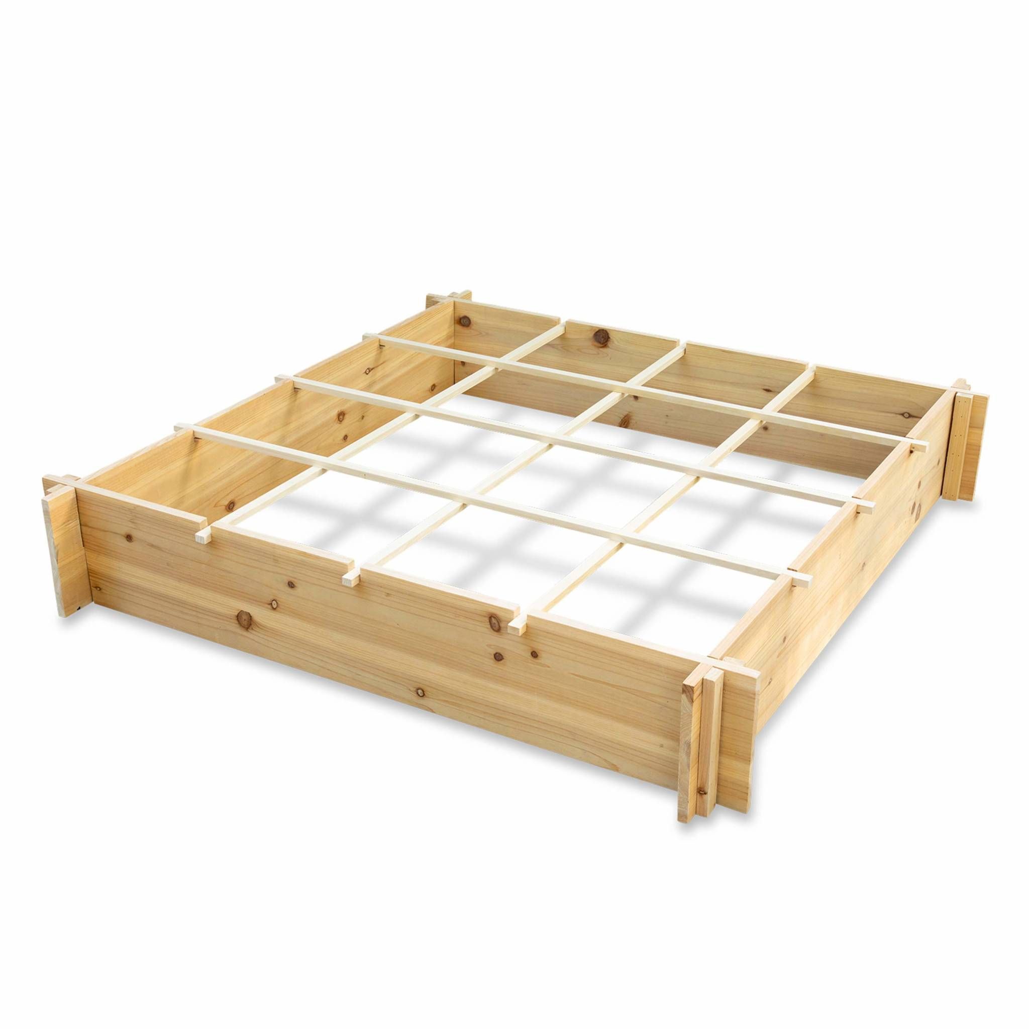 Carré potager 115x115, Trèfle - potager en bois autoclave