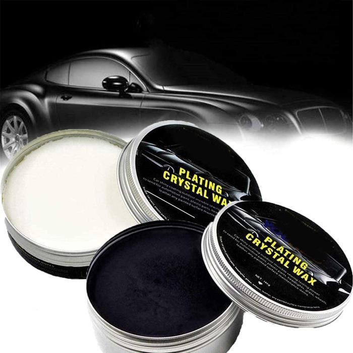 Car Wax Crystal Plating Set Hard Glossy Carnauba Wax Paint Care Coating Care,Car Scratches Fast Repair,With Waxing Sponge and Towel.