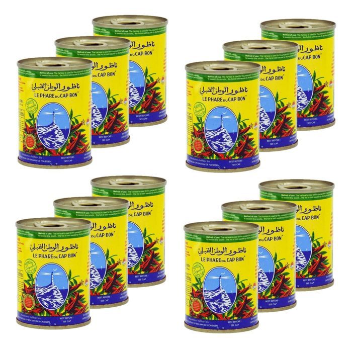 Lot 12X Harissa - Le Phare du Cap Bon - conserve 135g