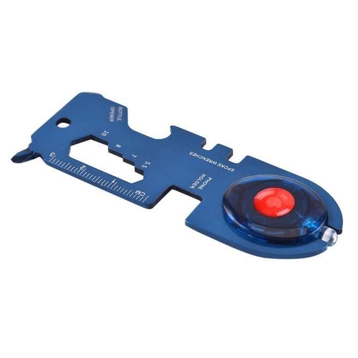 Fournitures de camping Round multifonction carte outil tête carte multi-outil avec LED outil portable HJF90828156BU_SAN184 Top71342