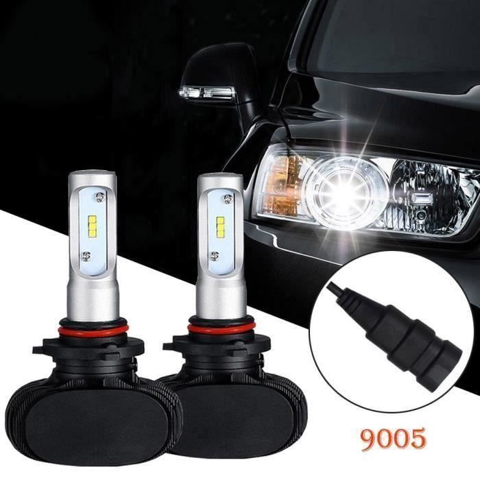 Aukur 9005 HB3 LED Phare Anti-brouillard Ampoule Lampe Feux Avant Voiture 6500K 50W 8000LM L239 @JBL