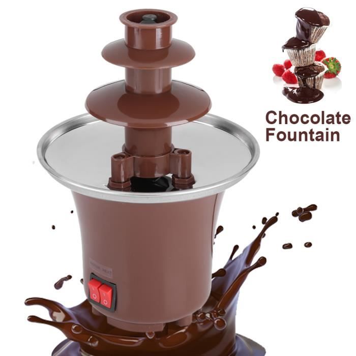 Leyee® Machine à fontaine à chocolat - Fontaine à chocolat à 3 niveaux