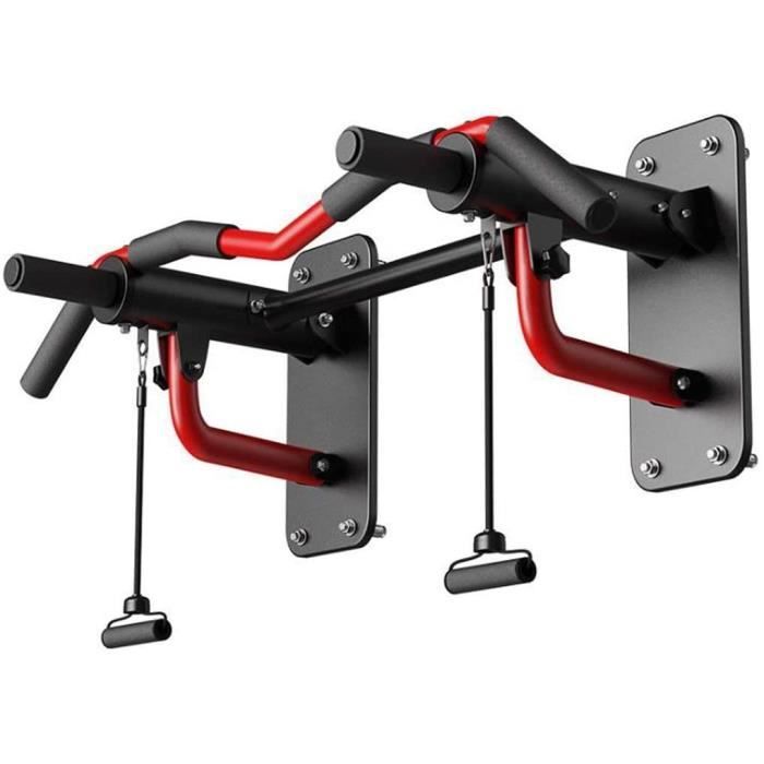 DIP STATION Barre de Traction Barre de Traction Murale pour Sac de Frappe TRX poigneacutees antideacuterapantes extrecircmement 1488