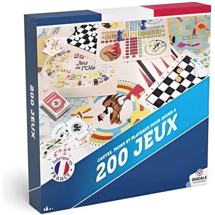 Coffret de 200 jeux pour tous Cartamundi Ducale Multicolore