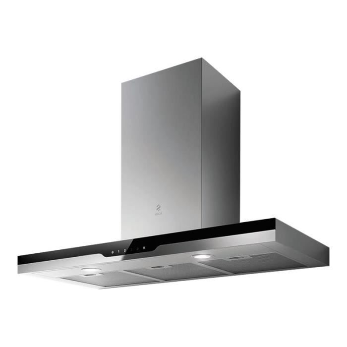 Elica Top IXBL-A-120 Hotte hotte décorative largeur : 119.8 cm profondeur : 45.4 cm extraction et recirculation (avec kit de…