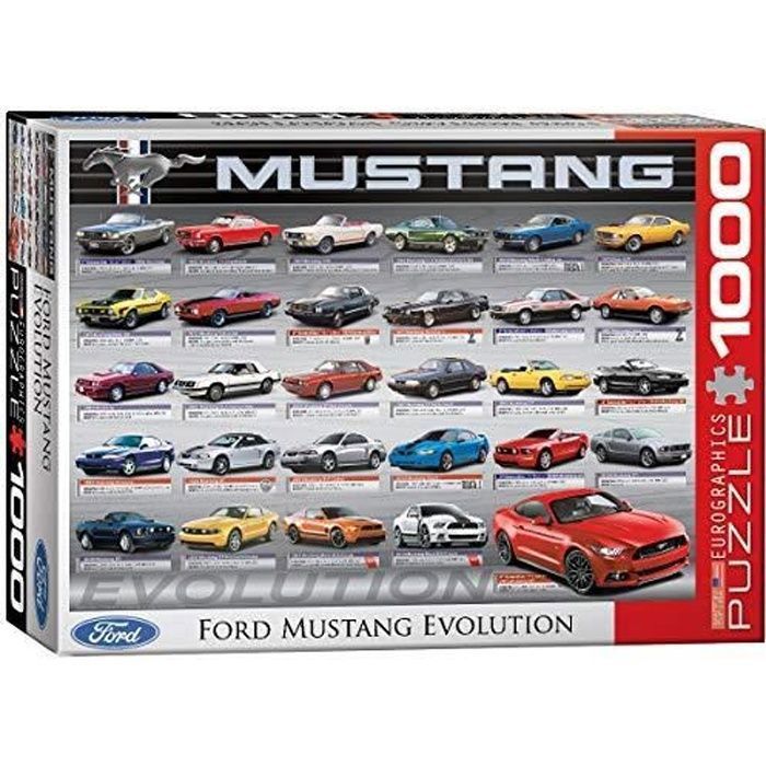 Eurographics Ford Mustang Evolution 50th Anniversary (LS) Puzzle (1000 pièces) 6000-0684
