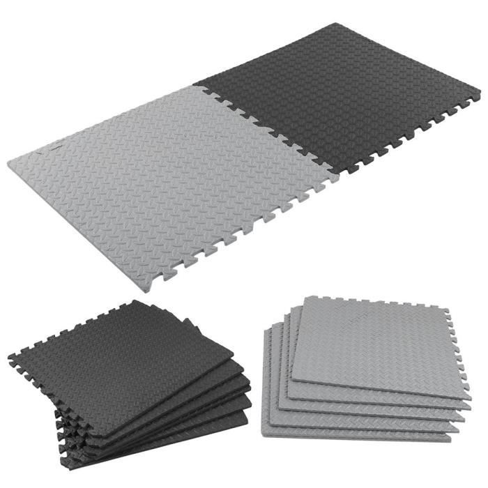 CDP-Tapis en mousse 12 pièces - ensemble tapis de sol de gymnastique imbriqué tapis de mousse de remise en forme tuiles