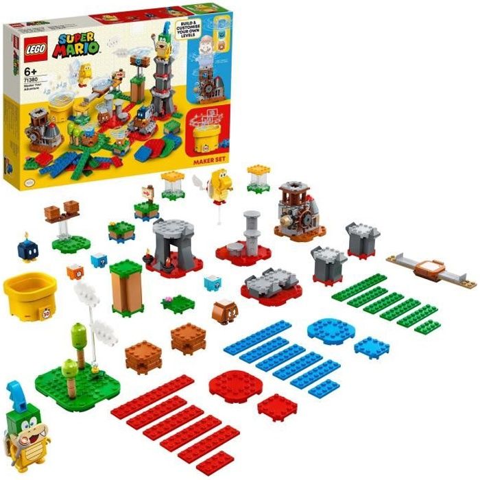 LEGO® Super Mario™71380 Set de créateur Invente ton aventure extension du Pack de Démarrage LEGO Super Mario Les Aventures de Mario