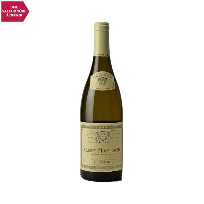 Puligny-Montrachet Blanc 2018 - 75cl - Louis Jadot - Vin AOC Blanc de Bourgogne - Cépage Chardonnay