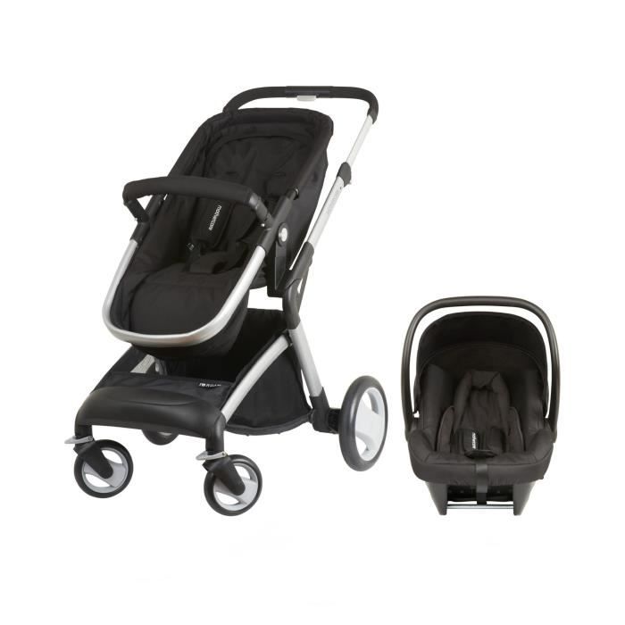MOTHERCARE Duo Poussette et Siège Auto Roam Argent