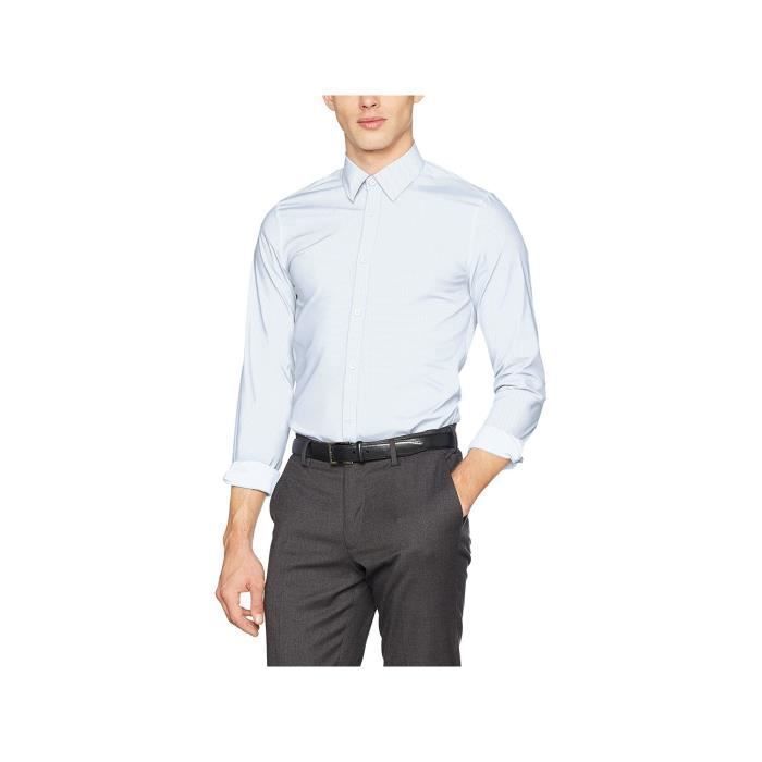 Guess Chemise Homme Manches Longues Venice Gris