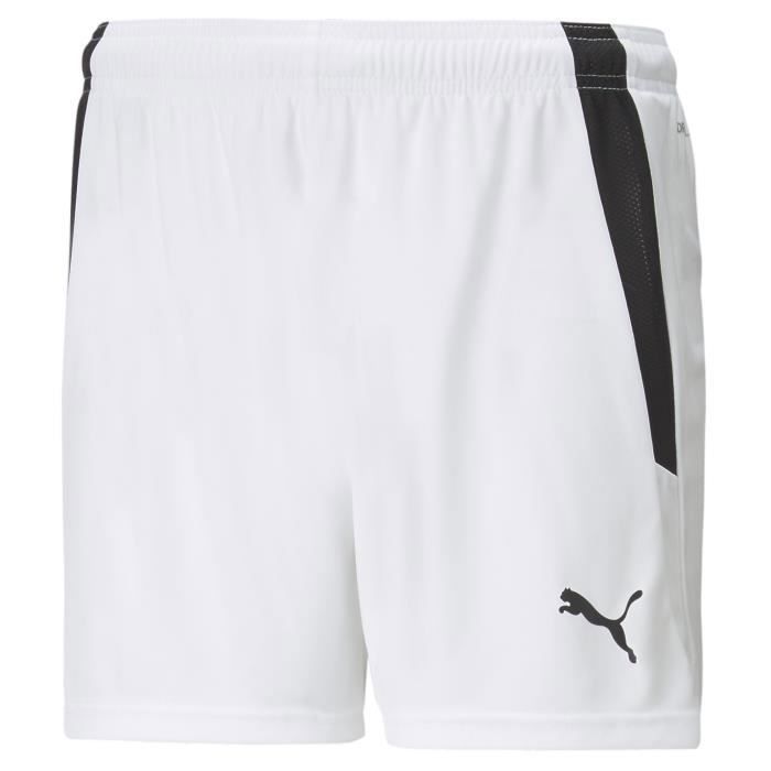 Short femme Puma Team Liga - blanc/noir - S