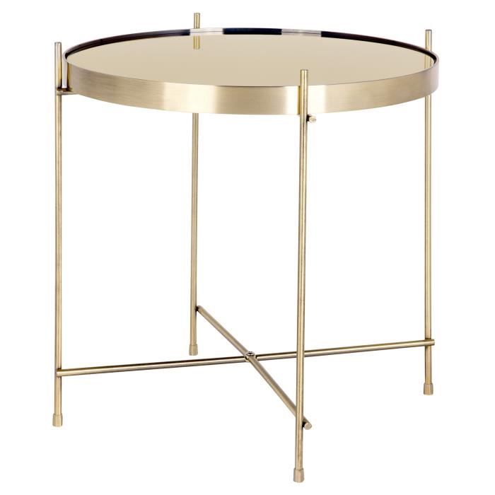 Table basse ronde Valdo or S