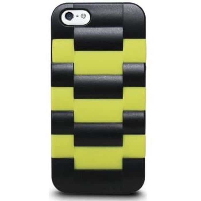 The Joy Factory Daytona V - Bracelet Montre Texturé Étui Pour iPhone5/5S, CSD126 (Vert)