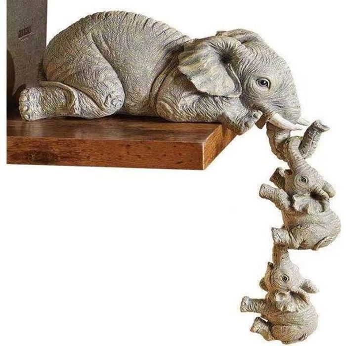 Statue Ganesh En Résine 30cm - Déco Bureau & Jardin - Dieu Éléphant Porte-Bonheur