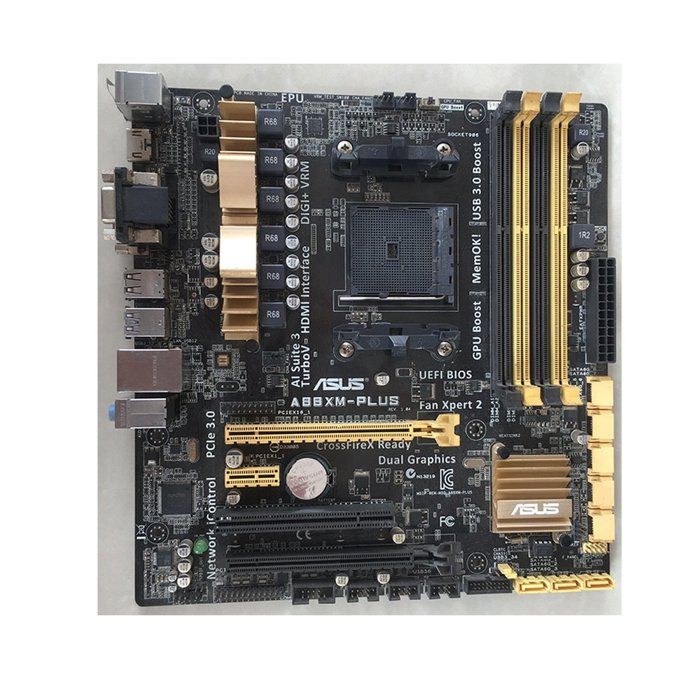 Carte mère ASUS A88XM-PLUS AMD A88X Socket FM2/FM2+ 4xDDR3 64GB Micro ATX - Asus