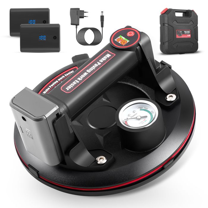 Aofesel Ventouse Carrelage Electrique Avec Manomètre Pompe