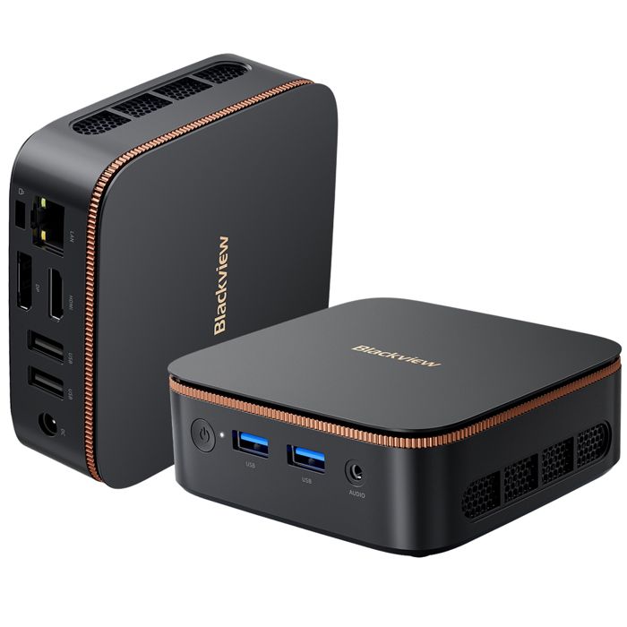 Blackview MP20 – Mini PC – 16Go DDR4 – 512Go SSD – Windows 11 Pro – Intel N150 3.6GHz – 4K HD – Double WiFi – Gigabit Ethernet