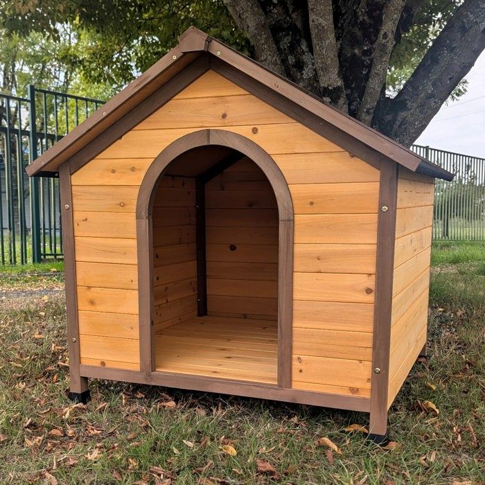 Comparer les prix de Niche Pour Chien Harrier Toit Shingle Noir Taille L