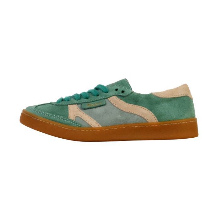 Morrison Basket Cuir Morrison Goblin Nineties Maya - Vert-Clair  Blanc