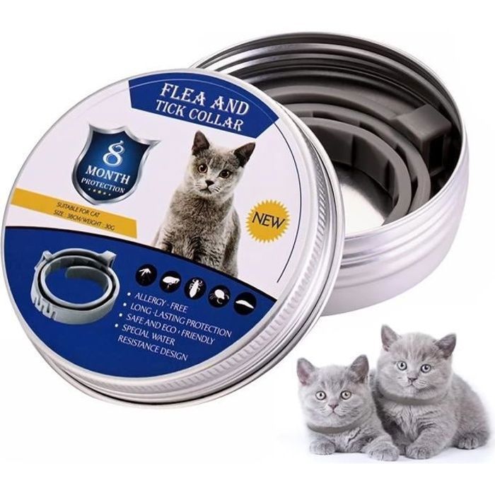 Meilleurs prix pour Collier Anti-Puces et Anti-Tiques pour Chats Chiens/ChatsJusquà 8 Mois de Protection-Antiparasitaire(37 C PIPETTE ANTIPARASITAIRE