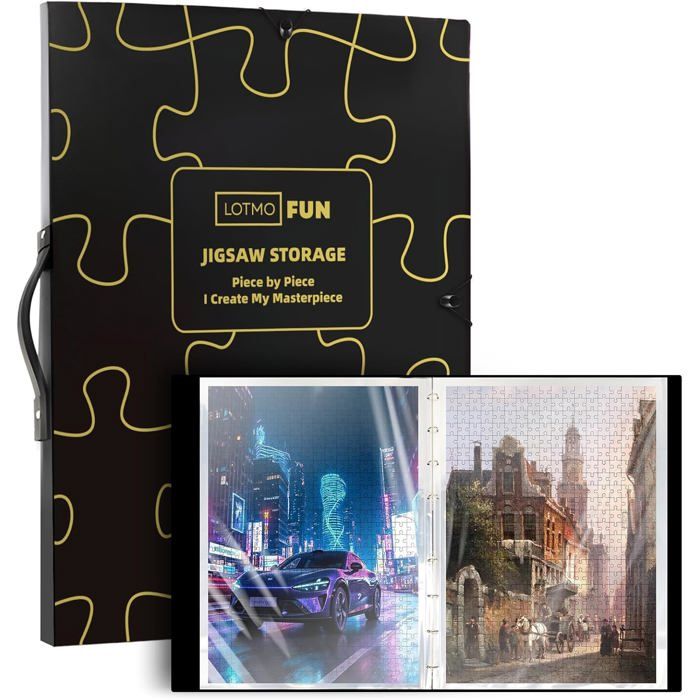 Pochettes Puzzles Double Face Classeur Puzzle 1000 Pièces, Album Pour Puzzles Avec 20 Pochettes - Rangement De Puzzle Et Porte-puzzle, étanche à La Poussière Et à L'eau Cadre Puzzle 1000 Pièces
