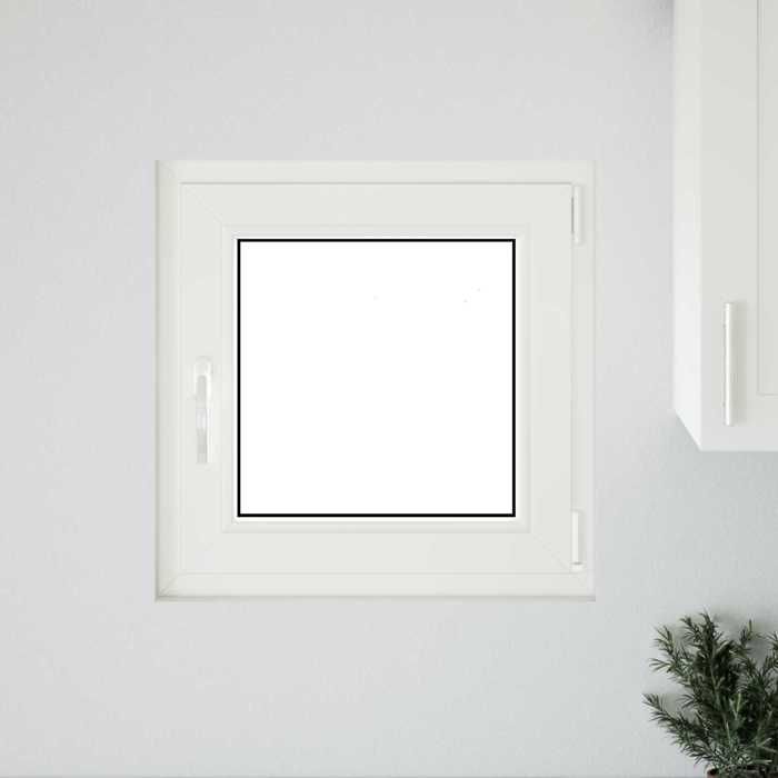 Stable&Durable - Blanc - Fenêtre de sous-sol RISOR 60x60 cm PVC et verre Blanc - Fenêtre HS833039842
