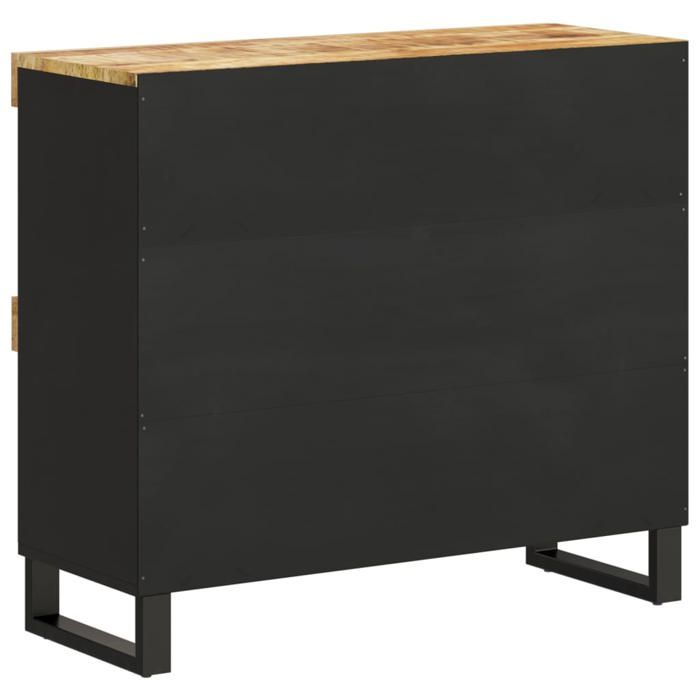 Armoire latérale Moderne Meuble de chambre/salon 85x33x75 cm bois massif de manguier CC24