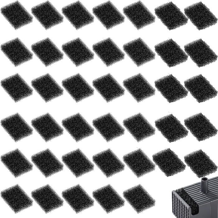 40 pièces Cartouche filtrante pour Fontaine à Eau pour Animaux Cartouche filtrante en Mousse de Re pour fontaines à E FILTRE A AIR