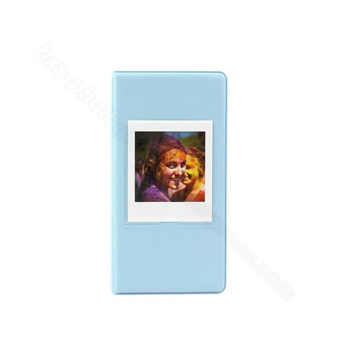 Album Photo 64 Pochettes Pour Instax Square (Fujifilm SQ1, SQ6, Etc.) - Format Carré 7,4x8,6 Cm, Couverture Personnalisable